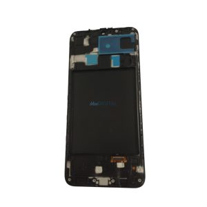 Samsung Galaxy A20 LCD + panou tactil cu rama, TFT, negru, SM-A205