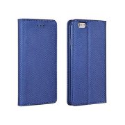   Husa telefon Huawei Y6 II, husa carte, husa cu deschidere laterala, inchidere magnetica, albastru inchis