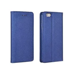   HUSĂ! - Husa telefon Huawei Y6 II, husa carte, husa cu deschidere laterala, inchidere magnetica, albastru inchis