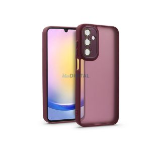 Husă din spate Samsung SM-A256 Galaxy A25 5G cu margine de protecție a camerei, sticlă de protecție a obiectivului - Variete - violet