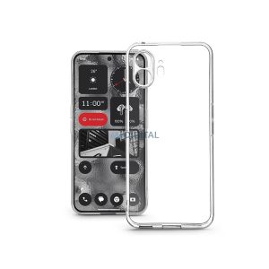 Acoperire spate din silicon pentru Nothing Phone 2 cu protecțiede cameră -Husătransparentă - transparentă