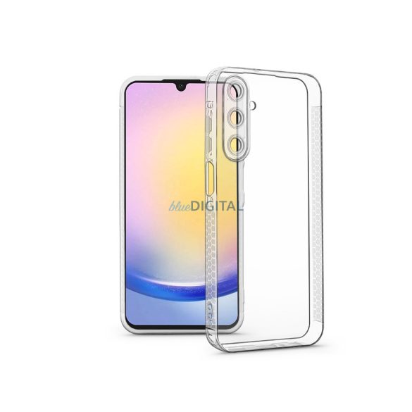 Husă din spate din silicon pentru Samsung SM-A256 Galaxy A25 5G cu protecție pentru cameră - Husă Grid Clear - transparentă