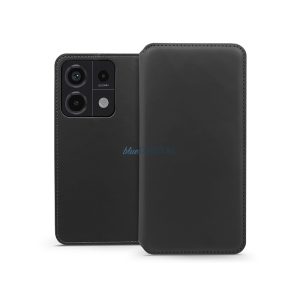 Carcasă cu deschidere laterală pentru Xiaomi Redmi Note 13 Pro 5G/Poco X6 5G - Flip Dual Pocket - negru