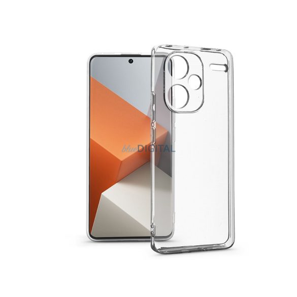 Husa din spate din silicon Xiaomi Redmi Note 13 Pro+ cu protectie pentru camera - Premium Clear Case Box - transparenta