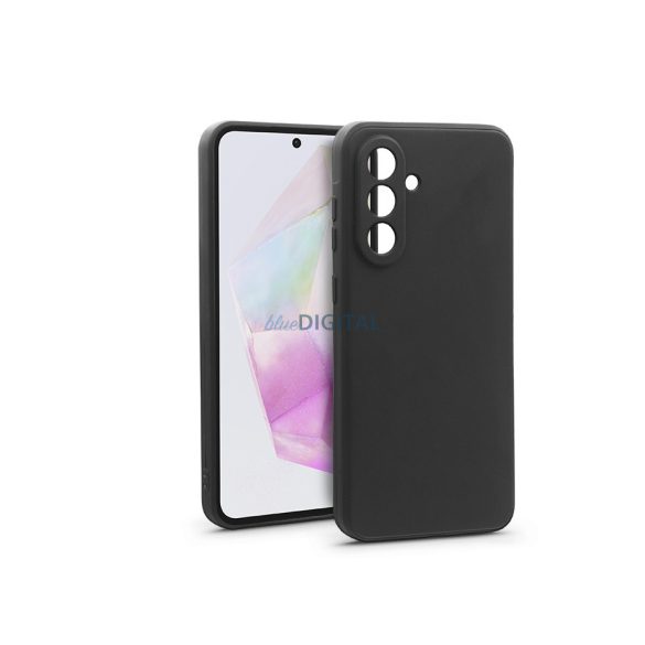 Haffner Matt silicon caz - Samsung SM-A366 Galaxy A36 5G - negru