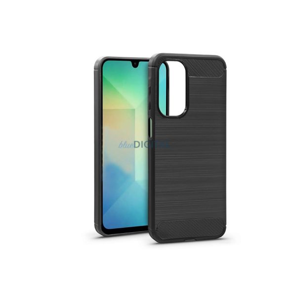Haffner Carbon silicon caz - Samsung SM-A266 Galaxy A26 5G - negru