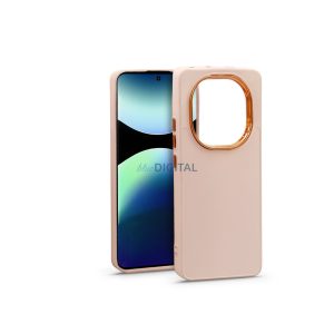 Husă din silicon Haffner Frame - Xiaomi Redmi Note 14 Pro 5G/Note 14 Pro+ 5G - roz