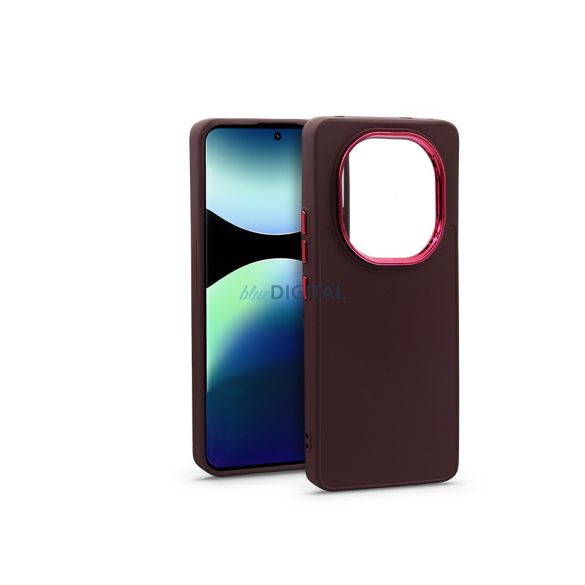 Haffner Frame silicon caz - Xiaomi Redmi Notă 14 Pro 5G / Notă 14 Pro + 5G - violet