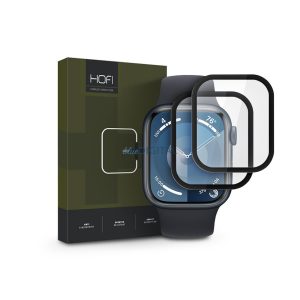 HOFI Hybrid Pro+ Glass - Apple Watch Series 7 / 8 / 9 (45 mm) folie de sticlă - 2 buc/cs - negru