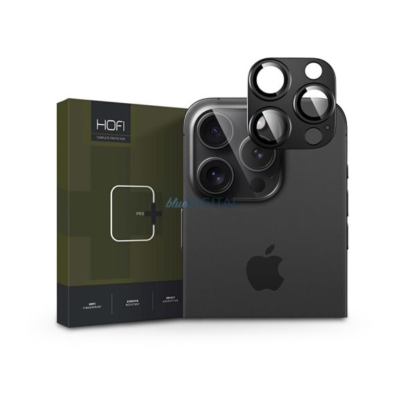 HOFI FullCam Pro+ Camera Lens Cover + Aluminiu Camera Protector - Apple iPhone 16 Pro/16 Pro Max - Negru