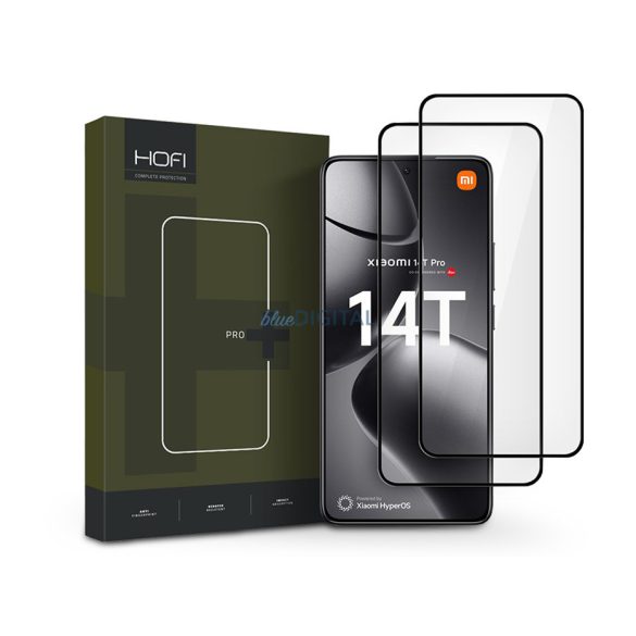 HOFI Glass Pro+ folie de sticlă - Xiaomi 14T/14T Pro - 2 buc/cs - negru
