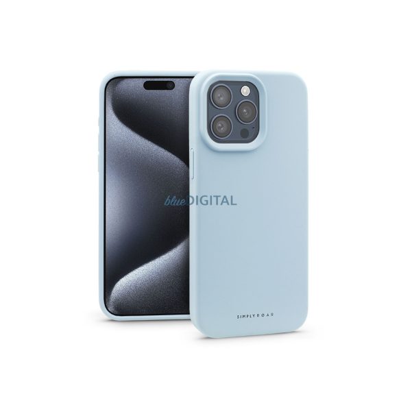 Husa din silicon Apple iPhone 15 Pro Max - Roar Cloud Skin - albastru