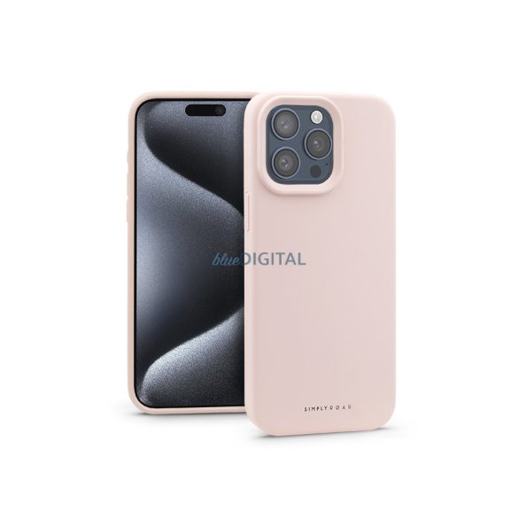 Apple iPhone 15 Pro Max Silicon Husă spate - Roar Cloud Skin - Roz
