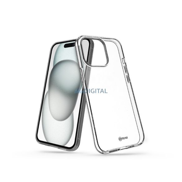 Husa din silicon Apple iPhone 15 - Roar All Day Full 360 - transparenta