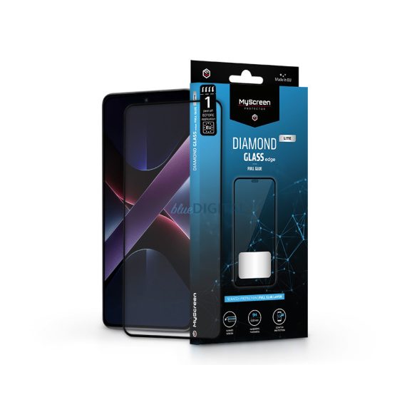 MyScreen Diamond Glass Lite Edge2.5D Full Glue - Xiaomi Poco X7 Pro film de sticlă