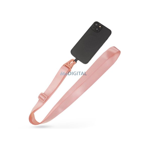 Curea de gât suport universal pentru telefon - roz
