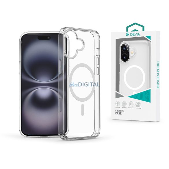 Devia Pure Clear Magnetic Shockproof Case - Apple iPhone 16 Plus - transparent
