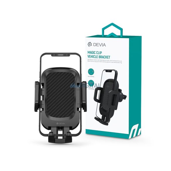 Suport auto Devia Magic Clip care se potrivește în grila de ventilație, dimensiune 5-9'' - negru