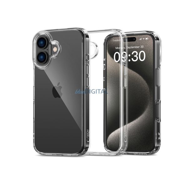 Tech-Protect FlexAir Hybrid Silicon Case - Apple iPhone 16 - transparent
