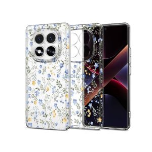 Carcasă din silicon Tech-Protect FlexAir+ - Xiaomi Redmi Note 14 Pro 5G/Poco X7 5G - flori de primăvară