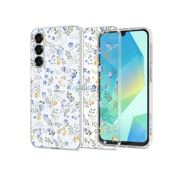 Carcasă din silicon Tech-Protect FlexAir+ - Samsung SM-A165 Galaxy A16 4G/A16 5G - flori de primăvară