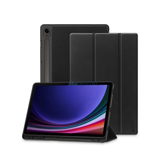 Husă pentru tabletă Tech-Protect (Smart Case Pen) - Samsung Galaxy Tab S9 FE/S10 FE 10.9 - negru - ECO
