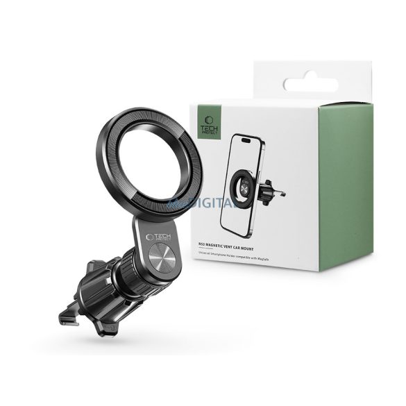 Suport magnetic pentru mașină Tech-Protect N53 cu atașament MagSafe - negru
