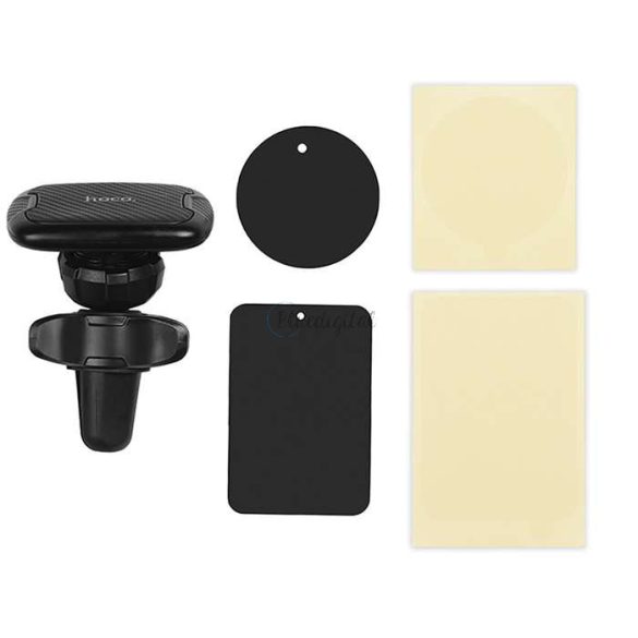 Suport universal pentru aerisire PDA/GSM pentru mașină - HOCO CA65 Super Magnetic Holder - negru