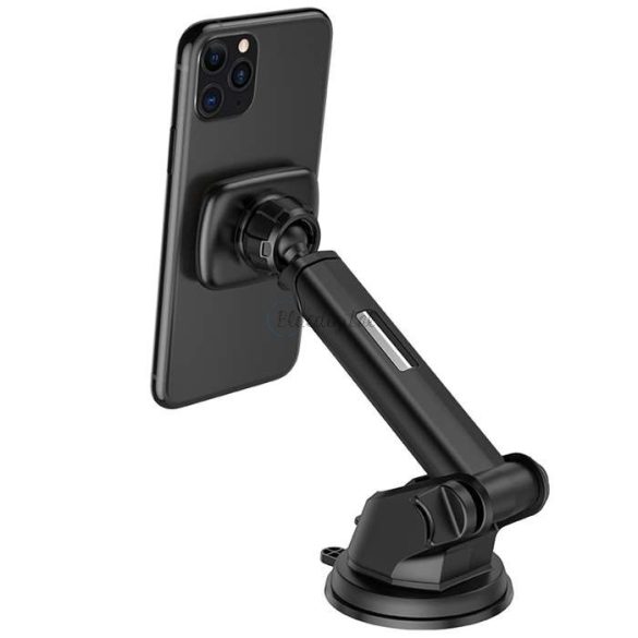 Suport auto universal pentru bord/parbriz magnetic PDA/GSM - Suport auto HOCO CA67 Super Magnetic - negru