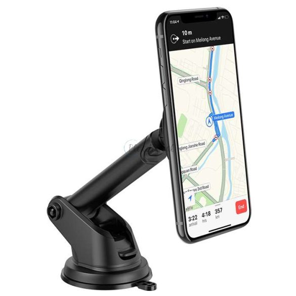 Suport auto universal pentru bord/parbriz magnetic PDA/GSM - Suport auto HOCO CA67 Super Magnetic - negru