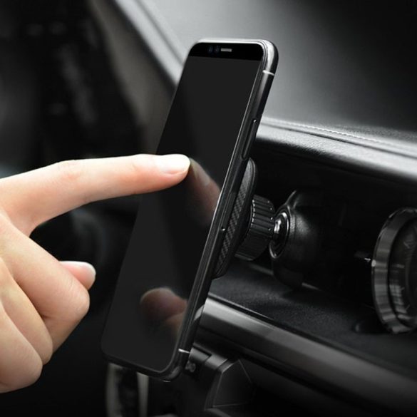 Suport magnetic pentru ieșire de aer universal HOCO - Suport magnetic pentru ieșire de aer HOCO CA23 Lotto Series - negru