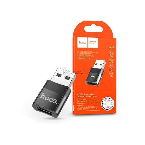USB Type-C - Adaptor USB OTG - HOCO UA17 - negru