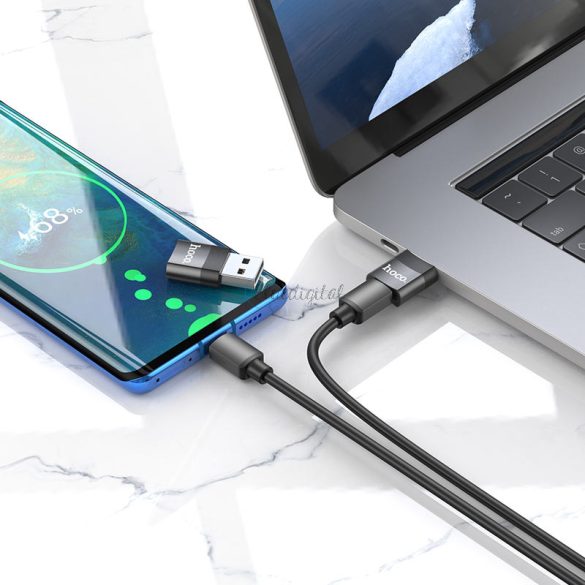 USB Type-C - Adaptor USB OTG - HOCO UA17 - negru