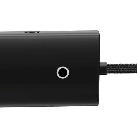 Baseus Lite Series 4 az 1-ben USB - 4x USB 3.0 hub, 1m (negru)