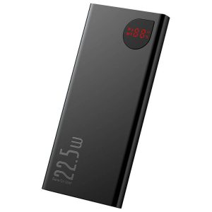 Powerbank Baseus Adaman Metal, 10000 mAh, 22,5 W (negru)