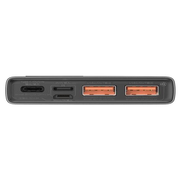 Powerbank Baseus Adaman Metal, 10000 mAh, 22,5 W (negru)