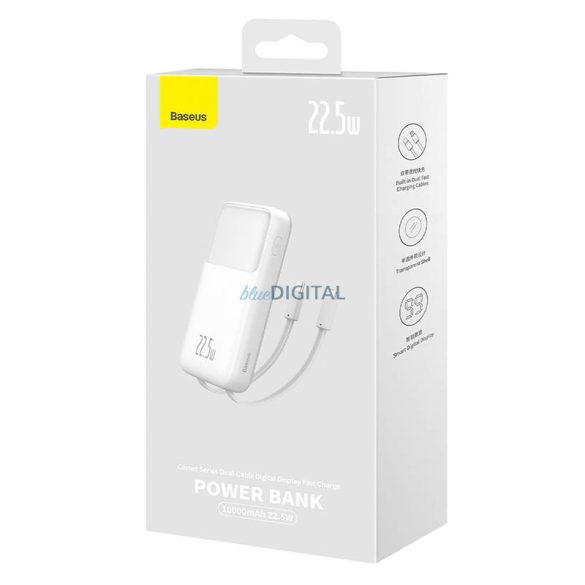 Powerbank Baseus Comet 10000mAh, 22,5W (alb)