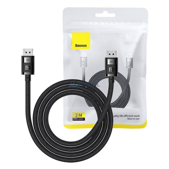 Cablu DP 8K-DP 8K Baseus High Definition 2m (negru)