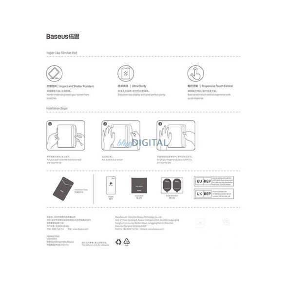 Protector de ecran Baseus din sticla securizata pentru iPad Mini 6 8.3"