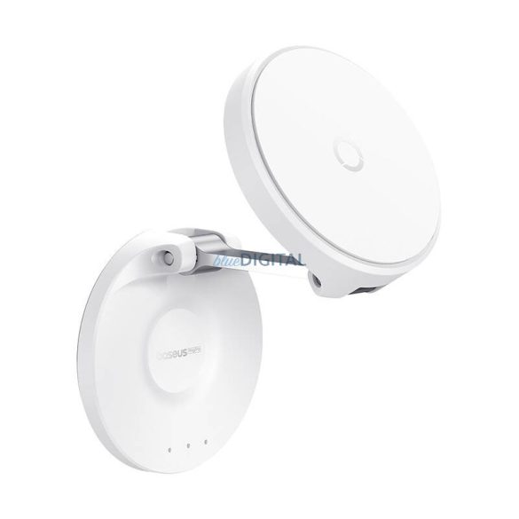 Suport magnetic pentru telefon de birou Baseus MagPro autoadeziv (alb)