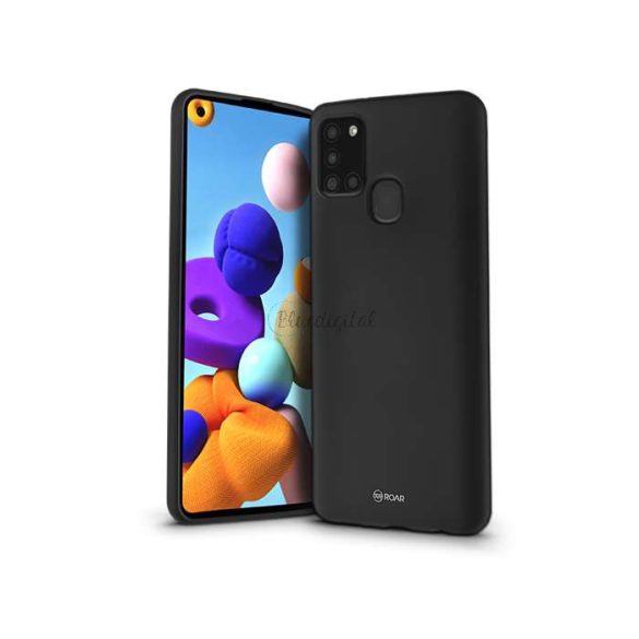 Husa spate din silicon Samsung A217F Galaxy A21s - Roar All Day Full 360 - negru