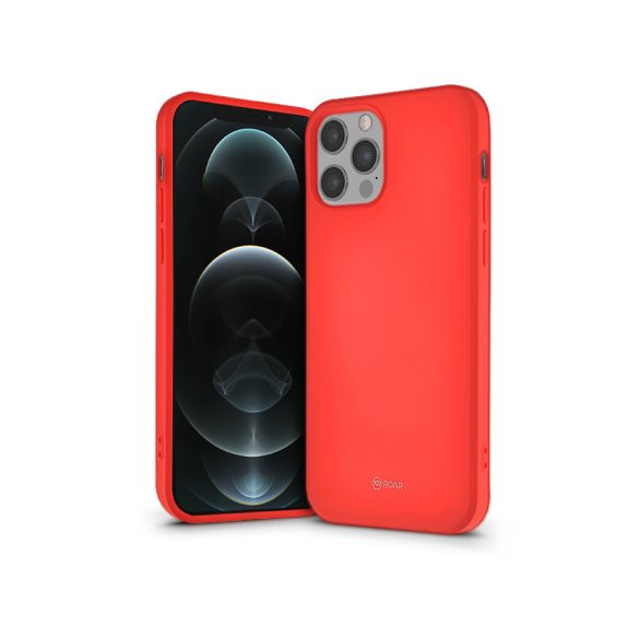 Husă din silicon Apple iPhone 12/12 Pro - Roar All Day Full 360 - roz