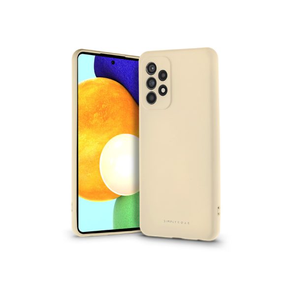 Husa din silicon Samsung A525F Galaxy A52/A526B Galaxy A52 5G - Roar Space - bej