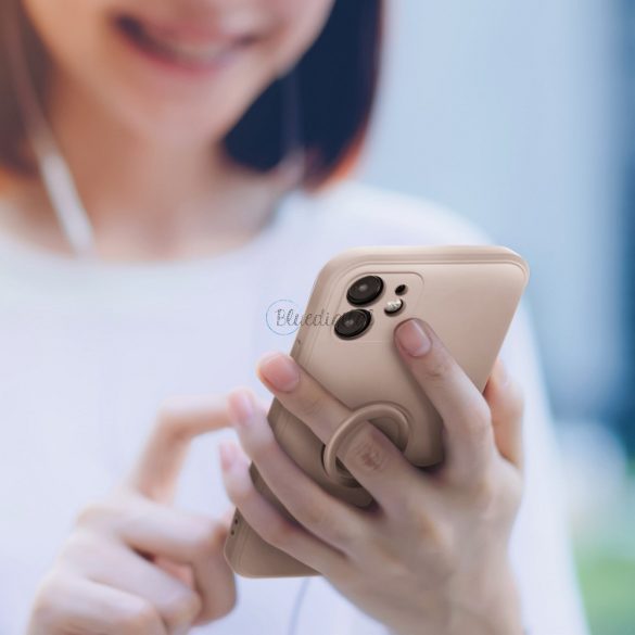 Husa din silicon Apple iPhone 13 Pro Max - Roar Amber - roz