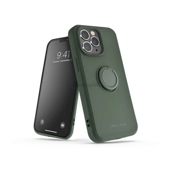 Husa din silicon Apple iPhone 13 Pro Max - Roar Amber - verde