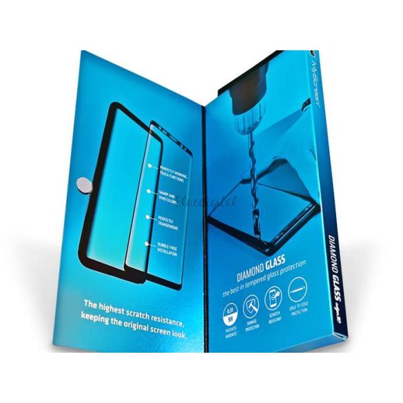 Protector de ecran din sticlă securizată Samsung G965F Galaxy S9 Plus pentru afișaj curbat - MyScreen Protector Diamond Glass Edge3D - negru