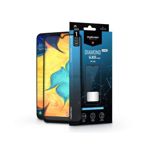 Protector de ecran din sticlă securizată Samsung A305F Galaxy A30/A30s/A20/A50/M30 - MyScreen Protector Diamond Glass Lite Edge2.5D Full Glue - negru