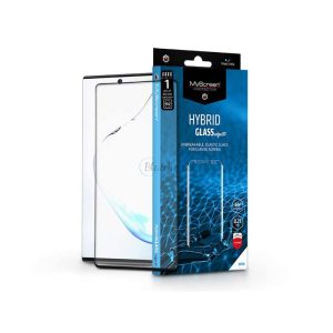 Protector de ecran flexibil din sticlă Samsung N970F Galaxy Note 10 pentru afișaj curbat - MyScreen Protector Hybrid Glass Edge3D - negru