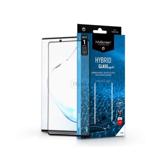 Protector de ecran flexibil din sticlă Samsung N970F Galaxy Note 10 pentru afișaj curbat - MyScreen Protector Hybrid Glass Edge3D - negru