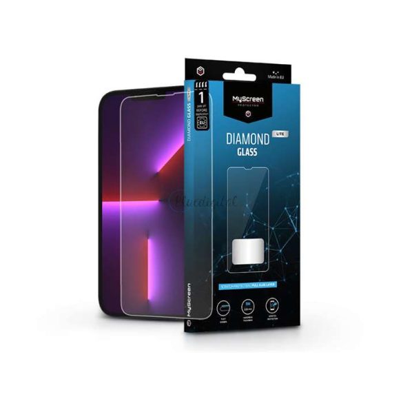 Protector de ecran din sticlă temperată Apple iPhone 13 Pro Max/14 Pro Max/14 Plus - MyScreen Protector Diamond Glass Lite Full Glue - transparent